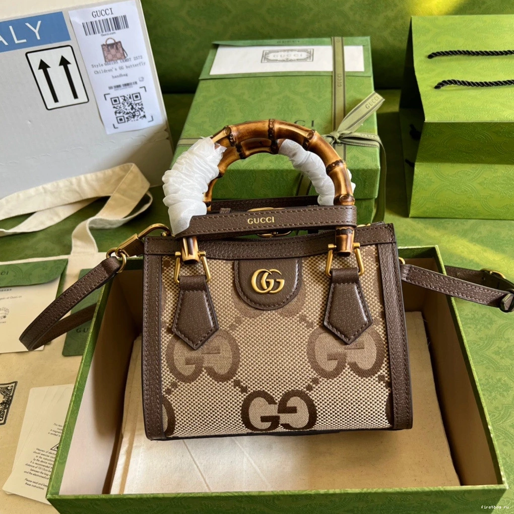 Firstbag ru bag Diana with mini GG tote Gucci jumbo 0822